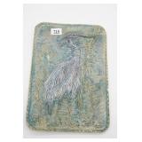 Marci Freeman Original Heron Ceramic Dish