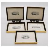 (5) Framed Prints of Historical Landmarks
