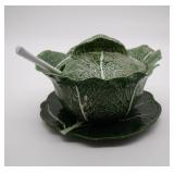 Cabbage Soup Tureen w /Underplate and Ladle