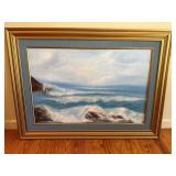 Seascape Painting Oil on Board