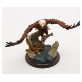 Rugged Wilderness Country Artists Resin Eagle