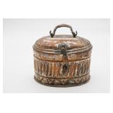 Turkish Copper Over Tin Soap Box