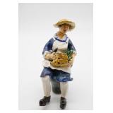 Ceramic Gardener Lady by Marci Freeman As Is