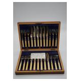 Fish Knives & Forks Silver Plate By Deakin