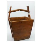 Chinese Elm Wood Rice Bucket