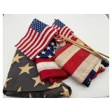 Box of American Flags