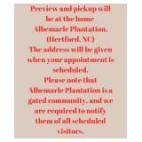 Preview and Pick Up Information