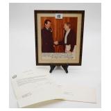 Picture of President Carter & Col. Bruce Freeman