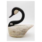 Hand Carved Swan Signed Boswell