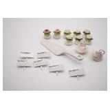 Aynsley Salt & Pepper Shakers, Ceramic Cheese