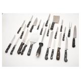 Assorted Knives and Serving Pieces