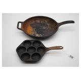 Lodge Cast Iron Skillet 12' & Jotul Danish Pancake