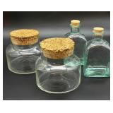 Jars w/Cork Lids