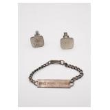 Sterling Silver ID Bracelet & Vanguard Sterling