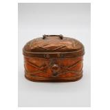 Copper & Brass Etched Lidded Box