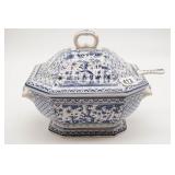 Portugal Ceramic Soup Tureen w/Ladle