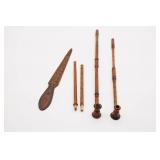 Bamboo Smoking Pipes & Wood Letter Opener