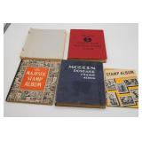 (4) Assorted Stamp Collecting Books