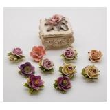 Vintage Cordey Porcelain Trinket Box and (10)