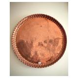 Very Large Copper Etched Wall Hanging