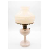 Pink Aladdin Alacite Lincoln Drape Oil Lamp w/