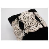 Mexico Sterling Silver Filigree Bracelet