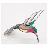 Stained Glass Hummingbird