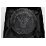 United States Air Force 50th Anniversary Crystal