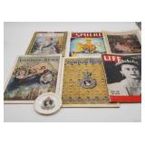 Magazines about the Royal Family and a Queen