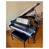 Steinway & Sons Black Lacquered Model L Piano