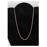 14kt Yellow Gold Italy Intertwined Chain