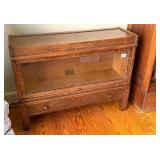 Antique Oak Globe Wernicke Barrister Bookcase