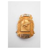 1942 Utah Downhill Racing Ski Pin