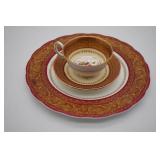 Coal Port Dorset Teacup, Saucer & Dinner Plate