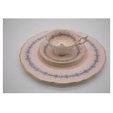 Coalport Geneva Pink Teacup, Saucer & Dinner