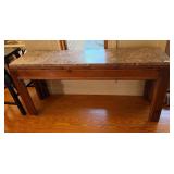 Marble Top Console Table