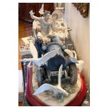 Lladro Car in Trouble Sculpture Large No Box