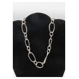 Joan Rivers Silver Tone Link Necklace