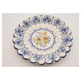 Blue & White Decorative Portugal Plate