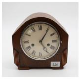 Art Deco Style Oak Mantle Clock