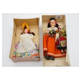 Italian Souvenir Dolls and Belgium Namar Doll
