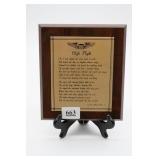 High Flight Poem Plaque