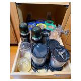 Magic Bullets (2) w/ Assorted Cups