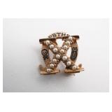 1943 Chi Omega Sorority Fraternity Member Pin