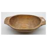 Large Hand Carved Wooden Bowl