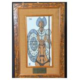 Don Quixote Tile Mural Hand Painted and Signed
