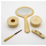 Ivory Du Barry Dresser Set Ivory Celluloid