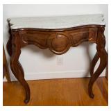 Antique French Louis XV Style Walnut Console