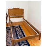 French Provincial Style Twin Size Bed
