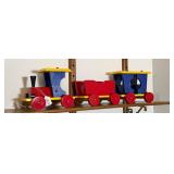 Child's Wooden Pull Train